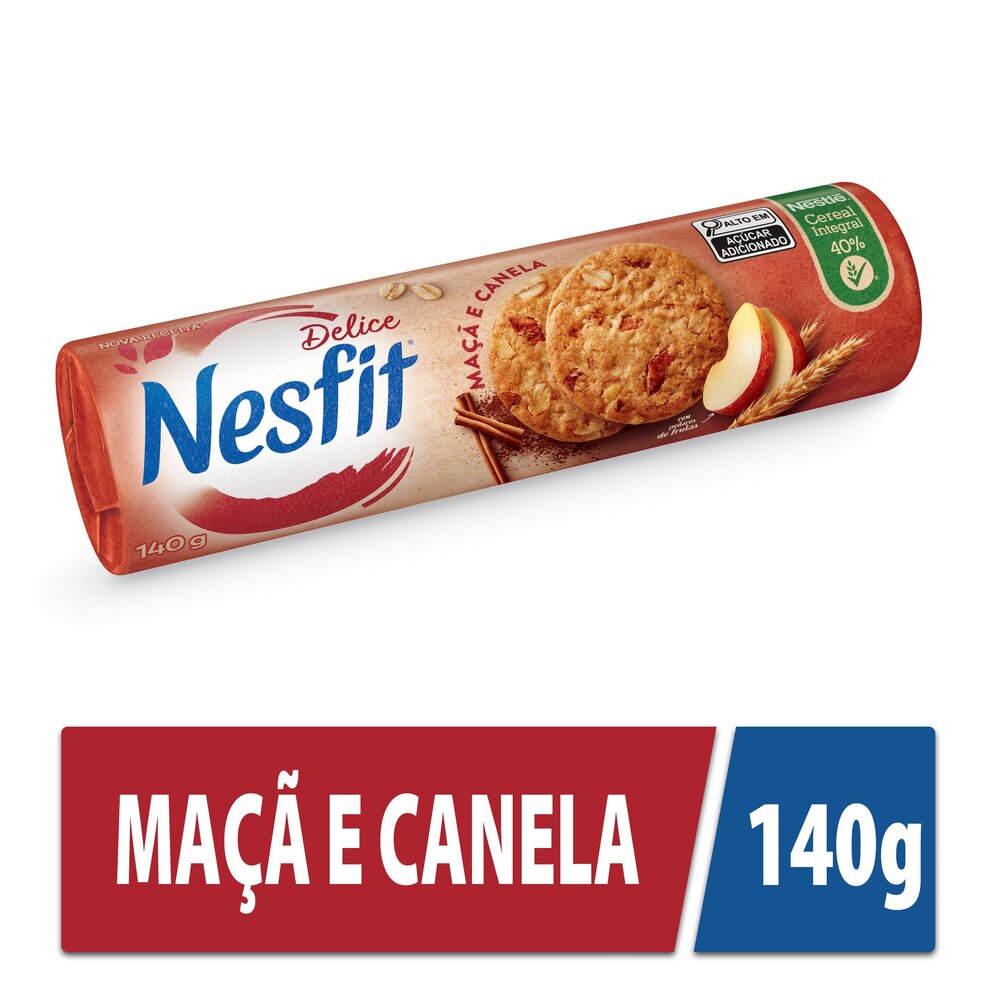 Biscoito NESFIT Delice Maçã e Canela 140g