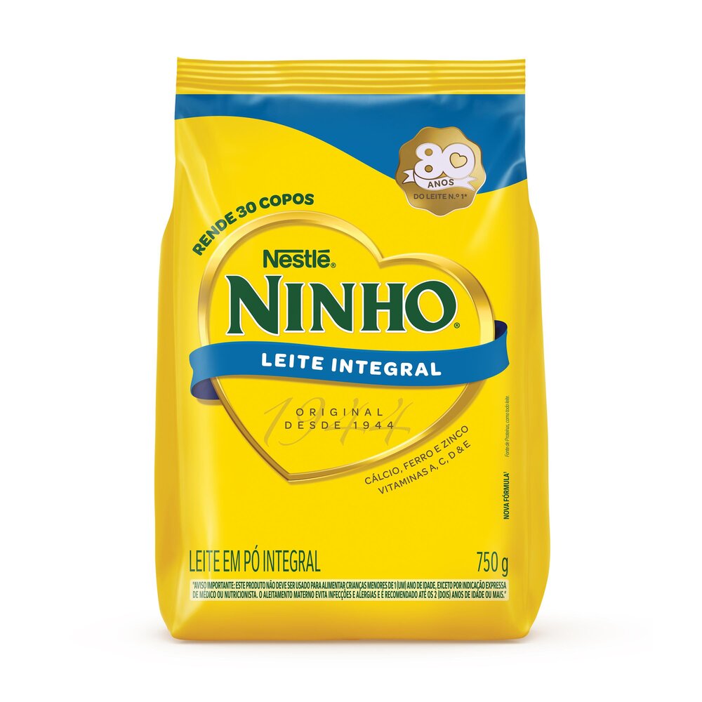 Leite em Pó Ninho Integral Sachet 750g