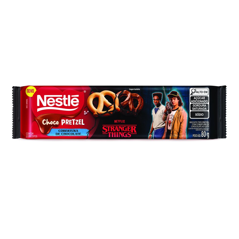 Nestlé Biscoitos Chocopretzel ao leite 80g