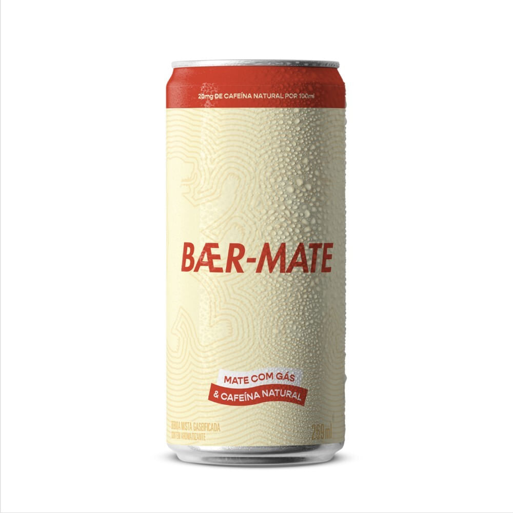 Baer-Mate 269ml - Mate com Gás e Cafeína Natural