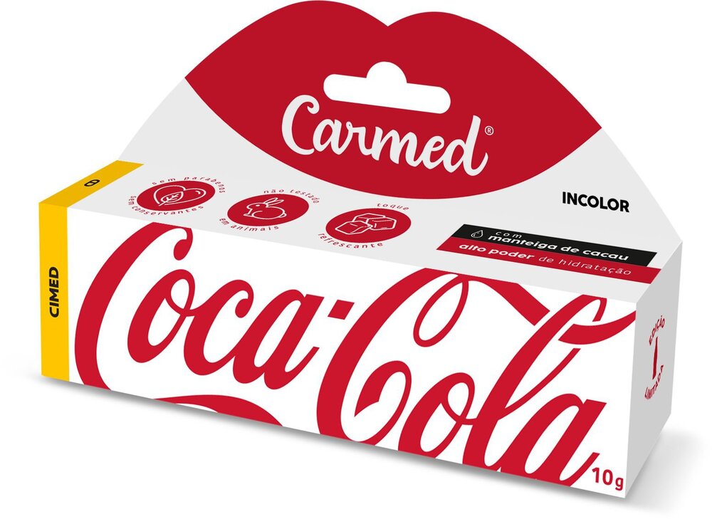 Carmed Coca Cola Hidratante Labial Incolor 10g