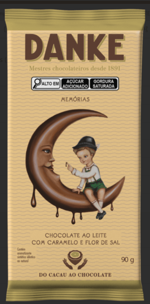 CHOCOLATE DANKE MEMORIAS 90G-TA CHOCOLATE AO LEITE COM CARAMELO E FLOR DE SAL