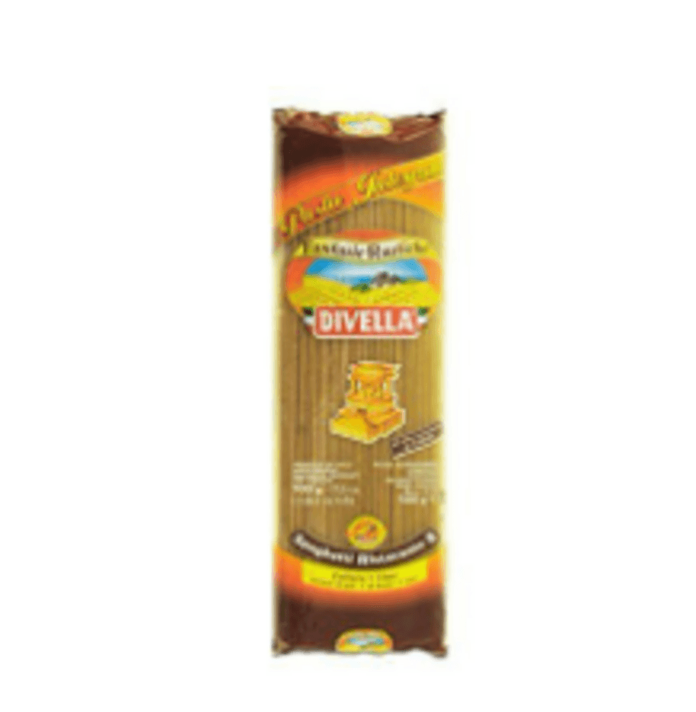 MASSA ITALIANA DIVELLA SPAGHETTI INTEGRAL 500G