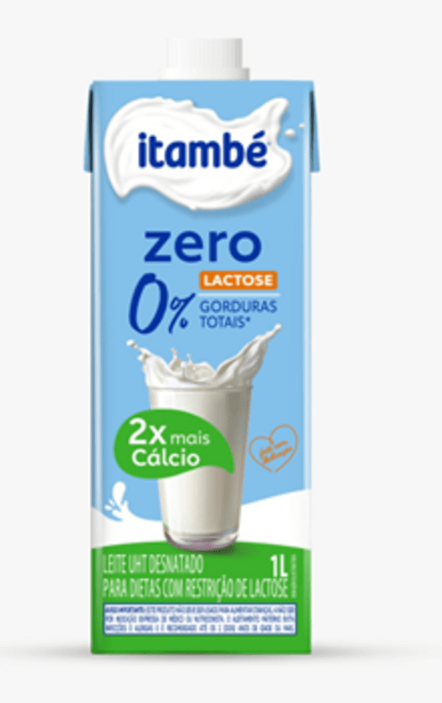 LEITE UHT TRIPLE ZERO 1L ITAMBE PARA DIETAS C/ REST LACT