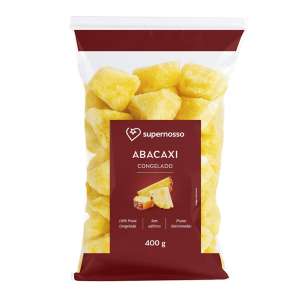 Frutas Congeladas Supernosso Abacaxi 400g