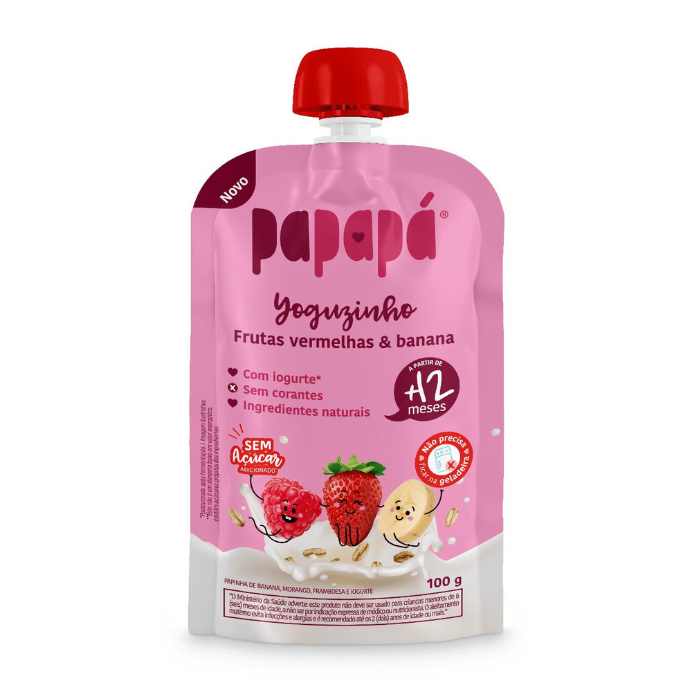PAPINHA PAPAPA 100G FRUTAS VRM & BANANA