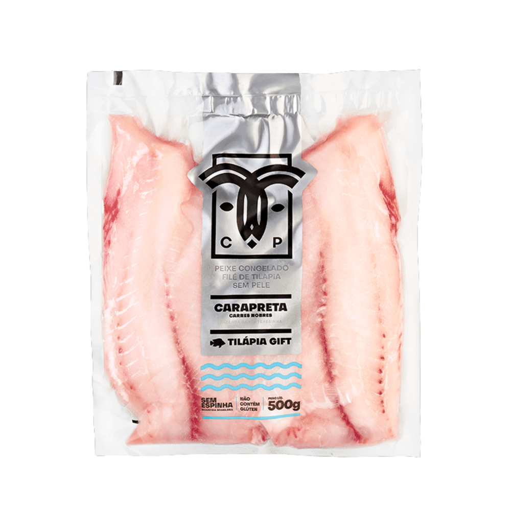 File de Tilapia sem pele Carapreta 400G