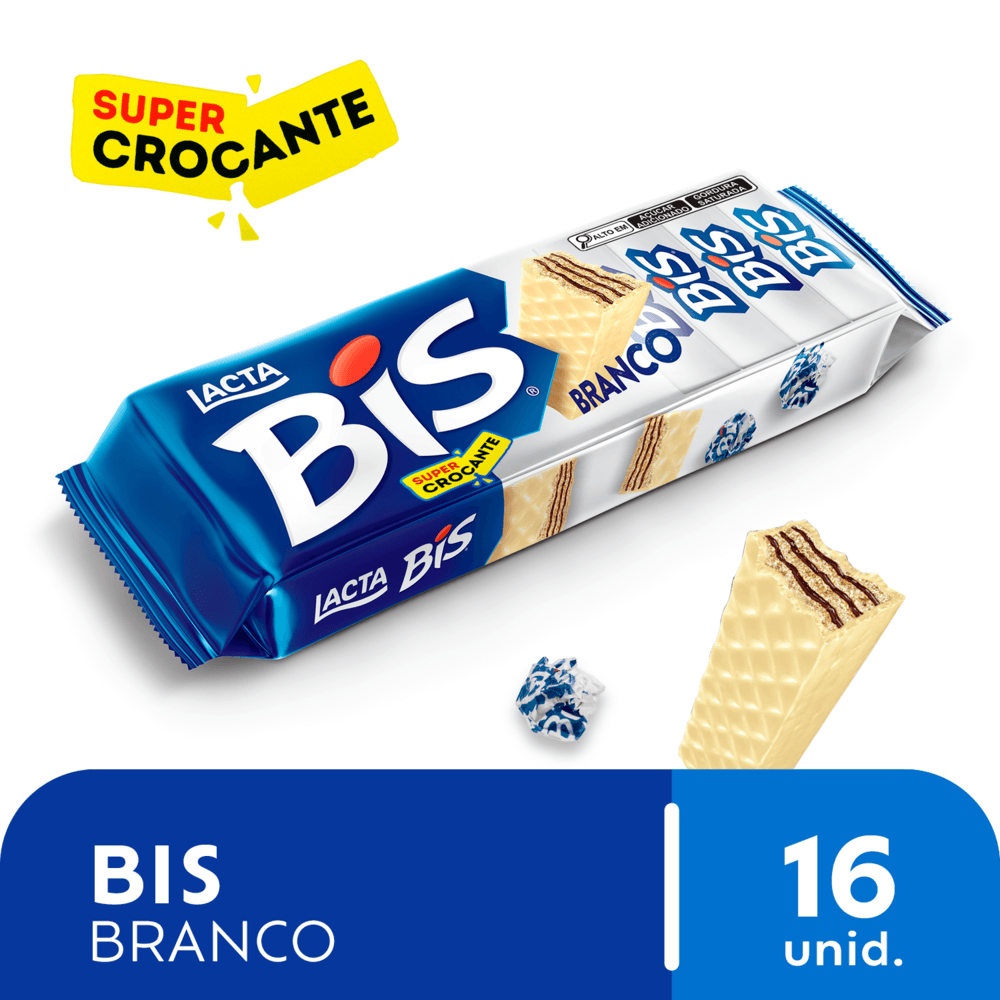 Chocolate Bis Branco Laka 100,8g