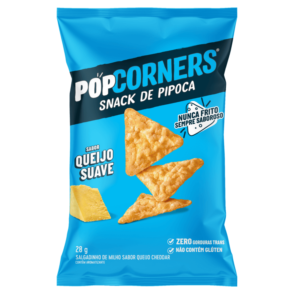 Salgadinho de Pipoca Popcorners Queijo Cheddar 28g