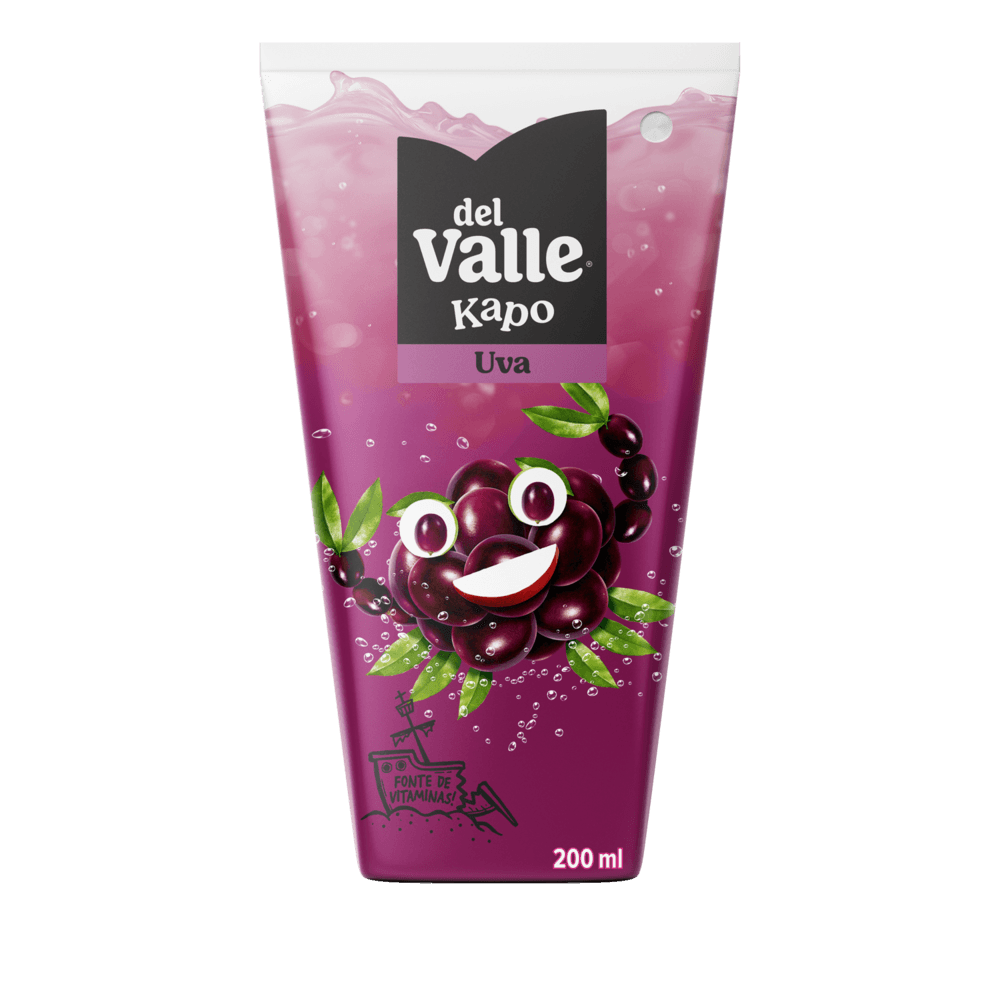 Bebida de Fruta Del Valle Kapo Uva Tetra Pak 200ml