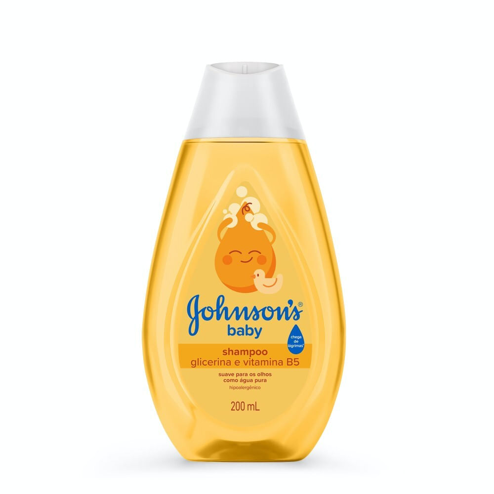 Shampoo de Glicerina Johnson's Baby Frasco 200ml