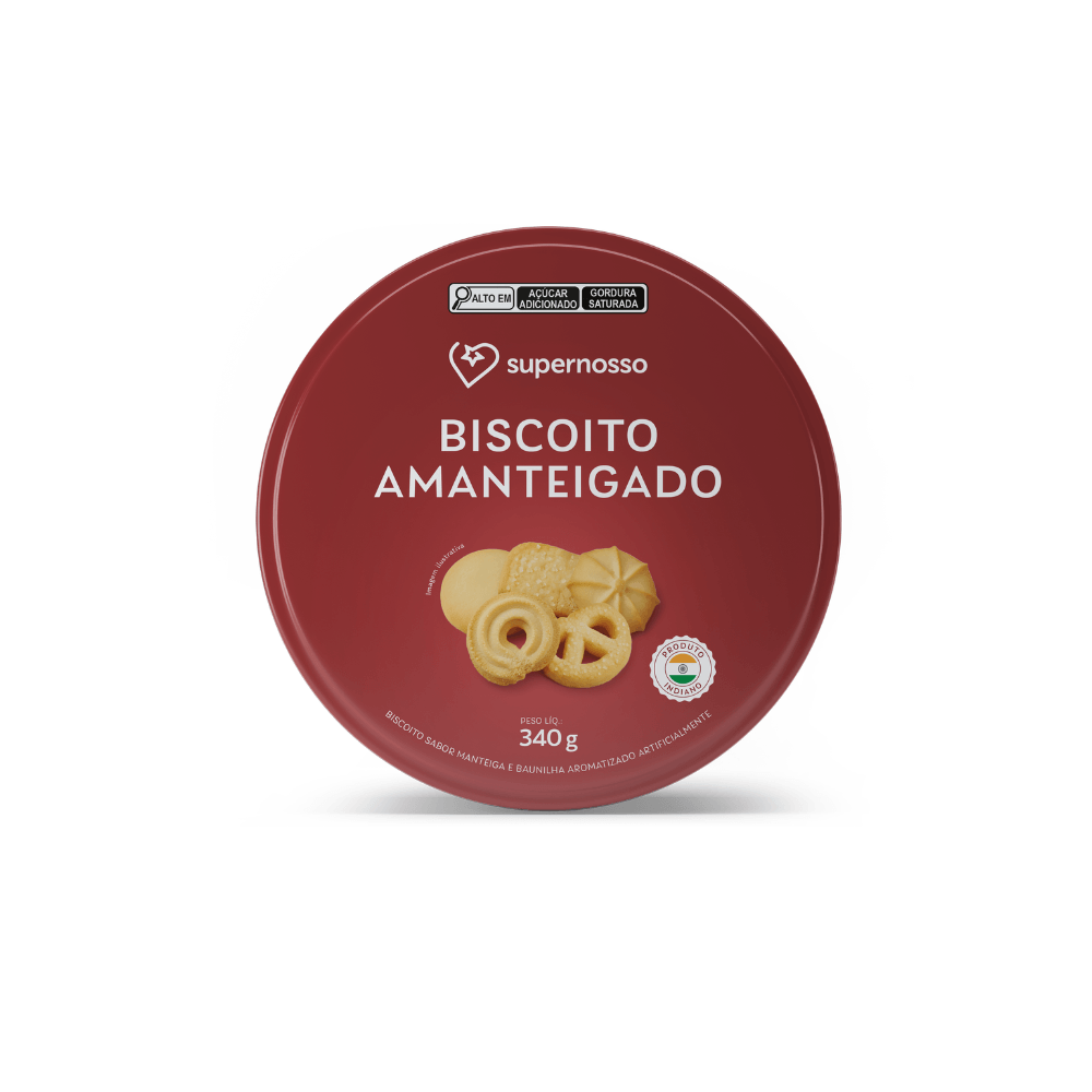 Biscoito Amanteigado Supernosso 340g