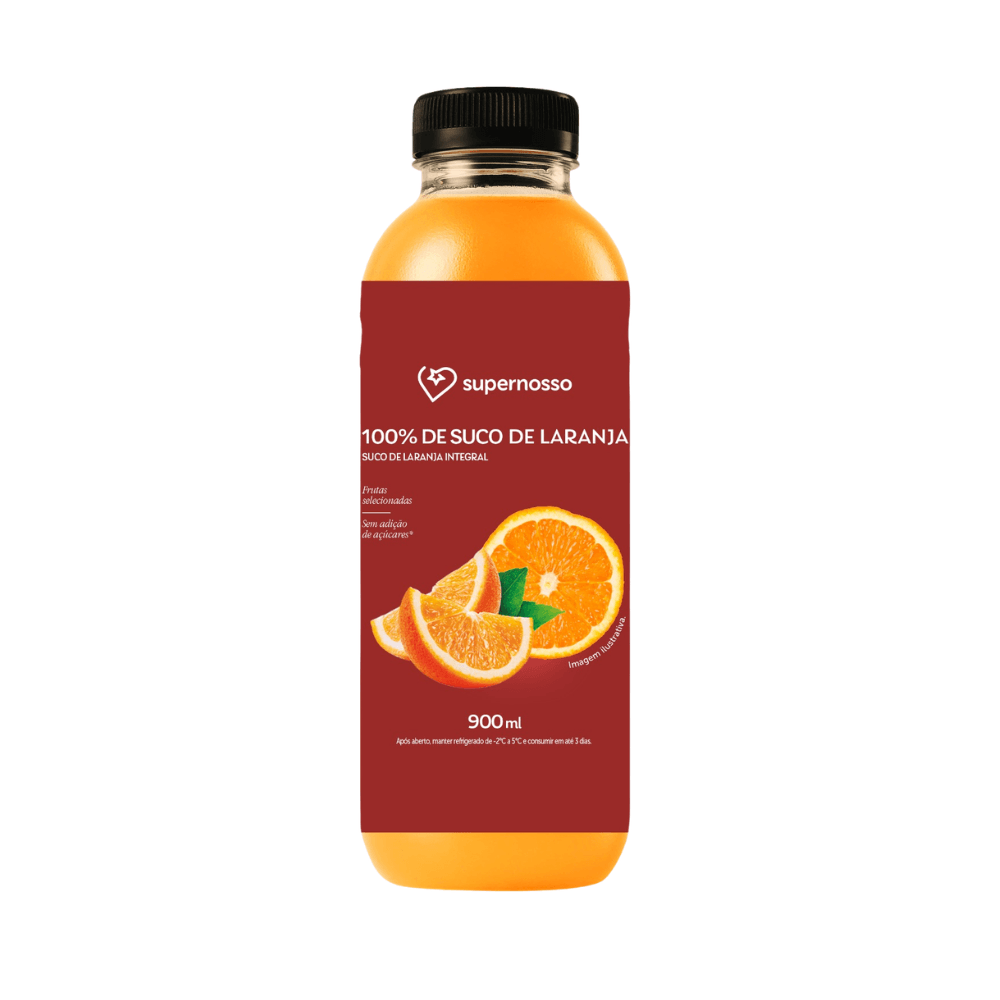 Suco Natural Supernosso Laranja 900ML