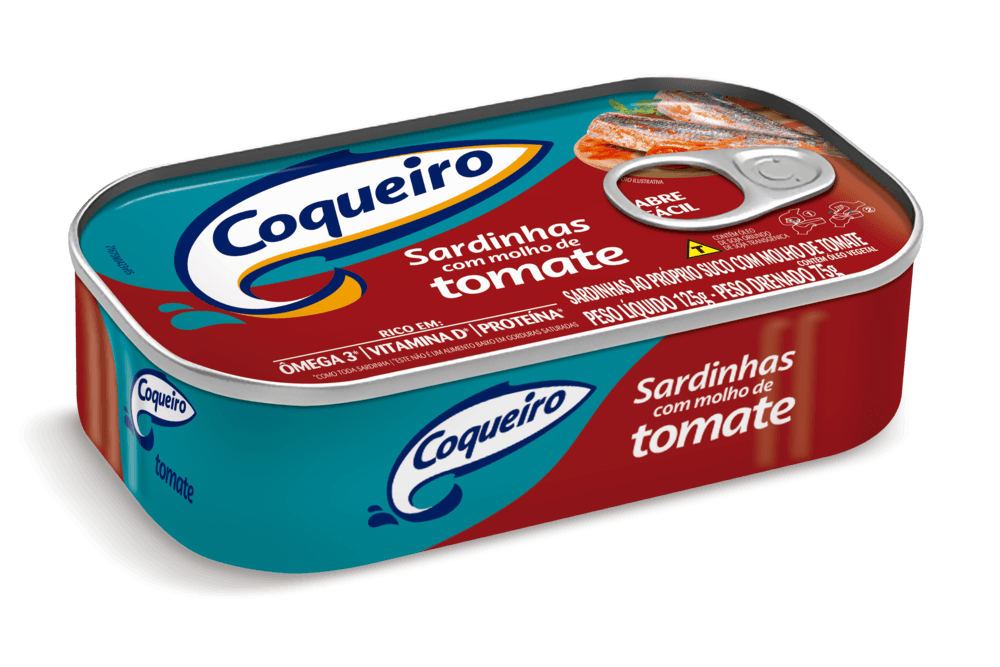 SARDINHA COQUEIRO TOMATE 125g