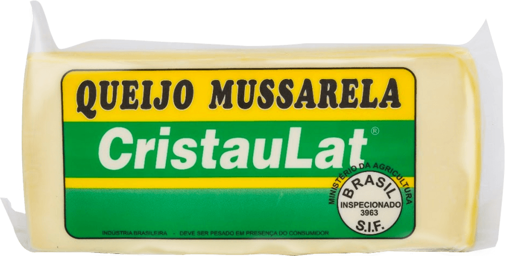 Queijo Mussarela Cristaulat Peça 1Kg
