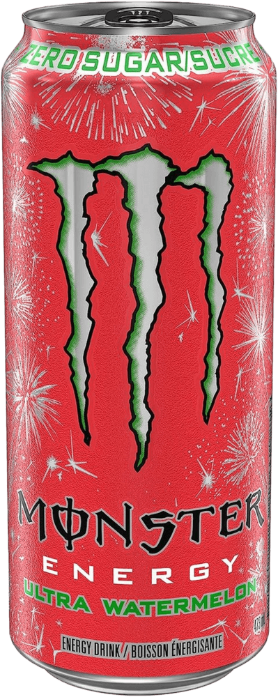 Bebida Energética MONSTER Ultra Watermelon Sem Açúcar 473ml