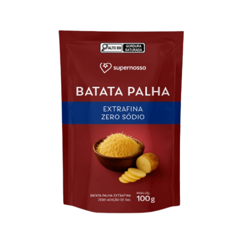 Batata Palha Supernosso Zero Sódio 100g