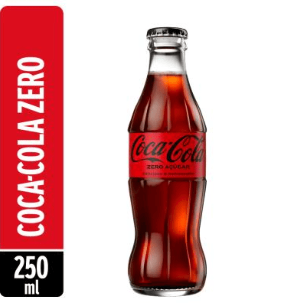 Refrigerante Coca-Cola Zero Garrafa 250ml