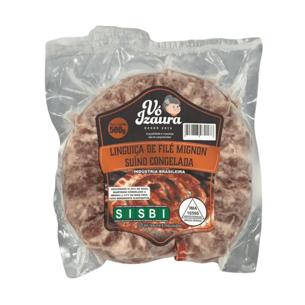 Linguiça Suína Vó Izaura Congelada 500g