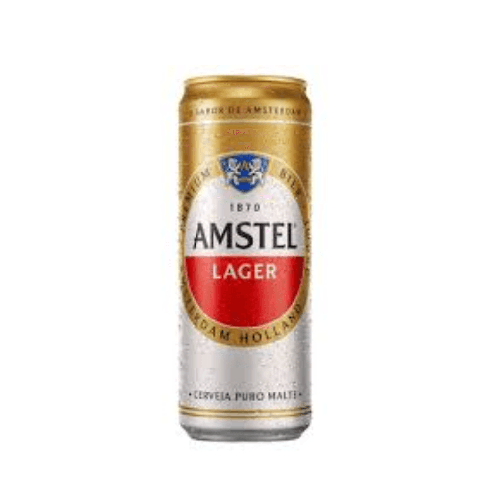 Cerveja Lager Premium Puro Malte Amstel Lata 350ml