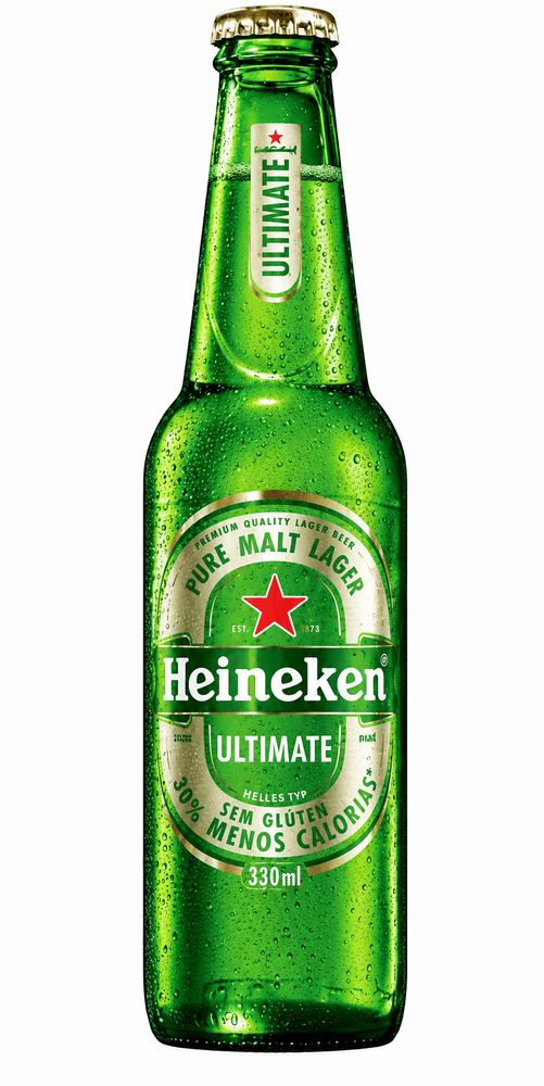 Cerveja Lager Puro Malte Heineken Ultimate Sem Glúten Long Neck 330ml