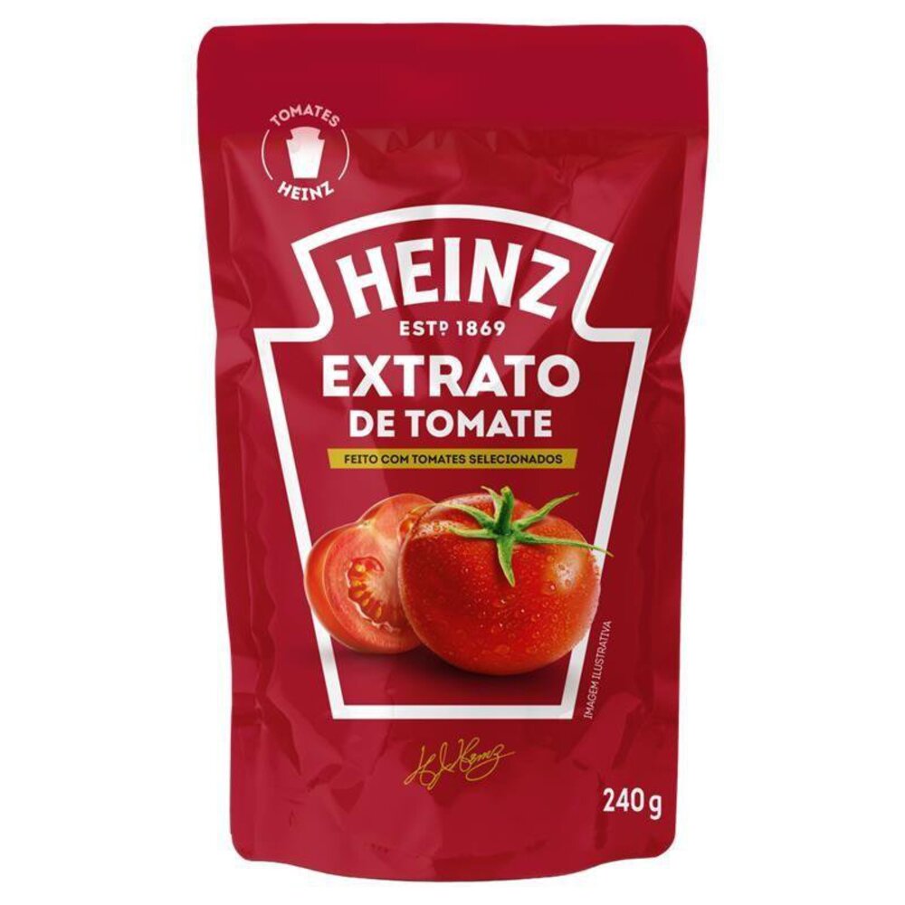 Extrato De Tomate Heinz Sachê 240g