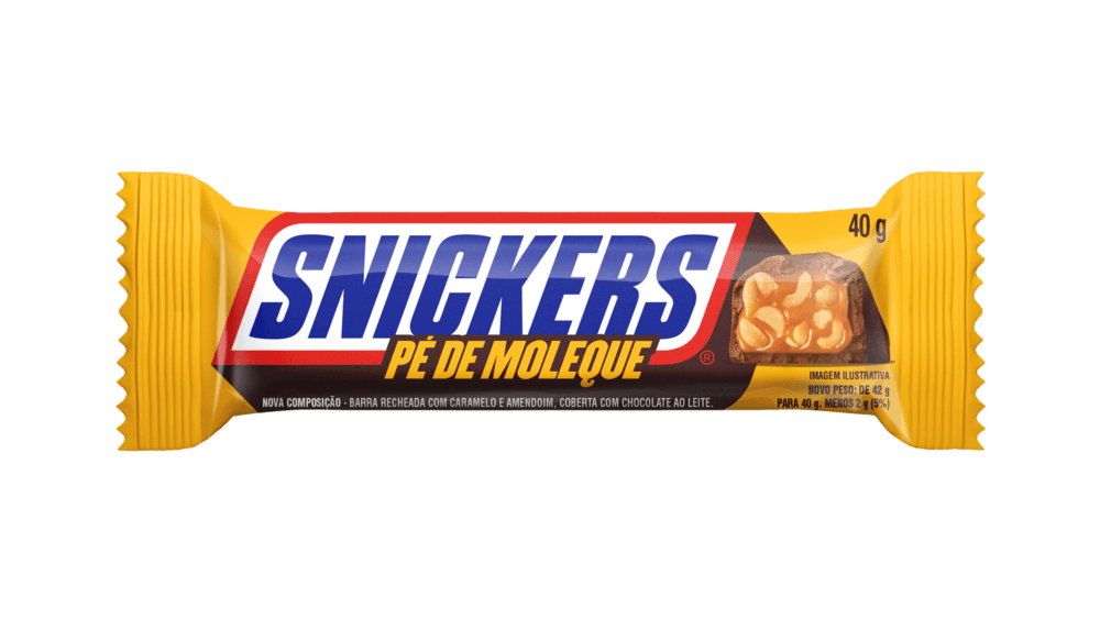 Chocolate Snickers Pé de Moleque 40g