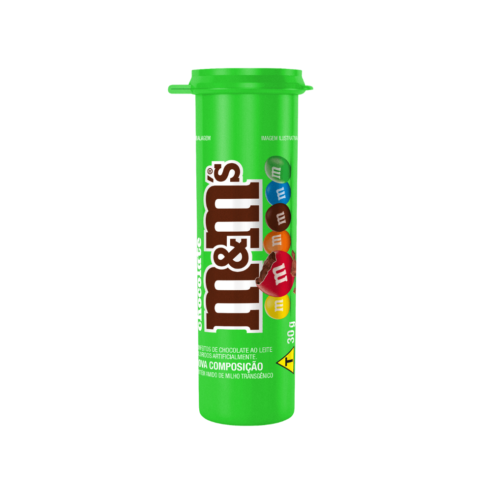 Chocolate M&M'S Ao Leite Individual Tubo 30g