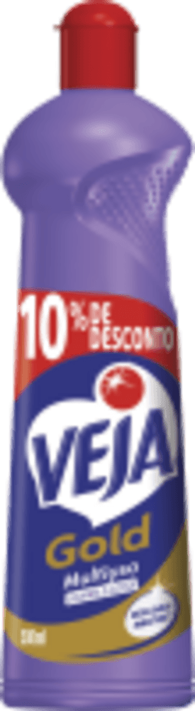 Limpador Multiuso Veja Gold Lavanda e Álcool 500ml com 10% de Desconto