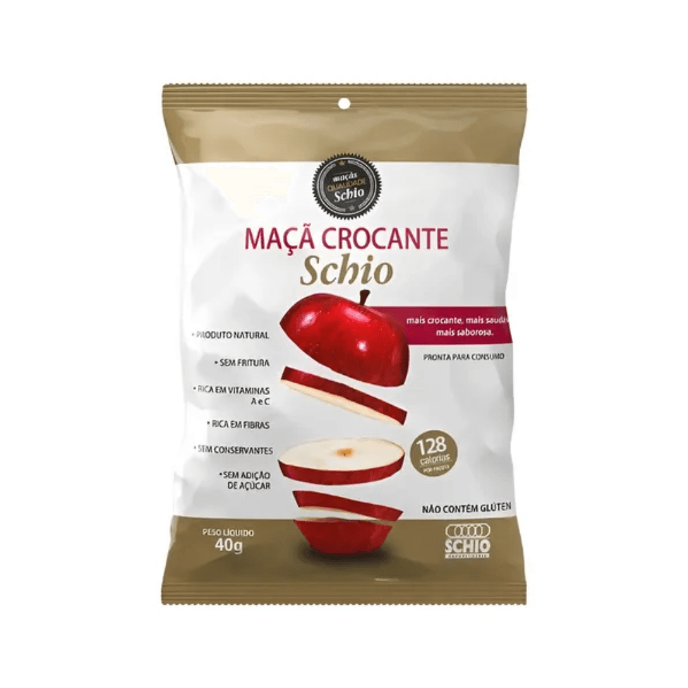 Maça Desidratada SCHIO 40g