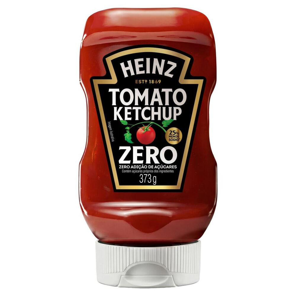 Ketchup Heinz Zero Adição de Açúcares 373g