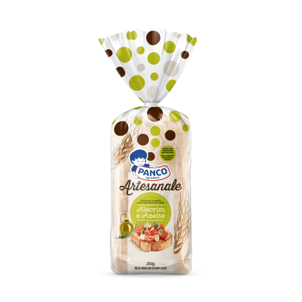 Pão de Forma Artesanale Alecrim e Azeite Panco 350g