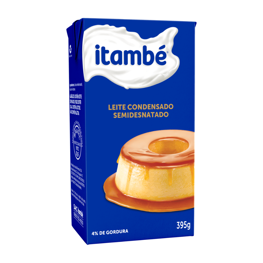 Leite Condensado Semidesnatado Itambé Caixa 395g