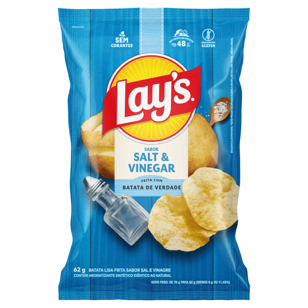 Batata Frita Lisa Lays Sal e Vinagre 30g