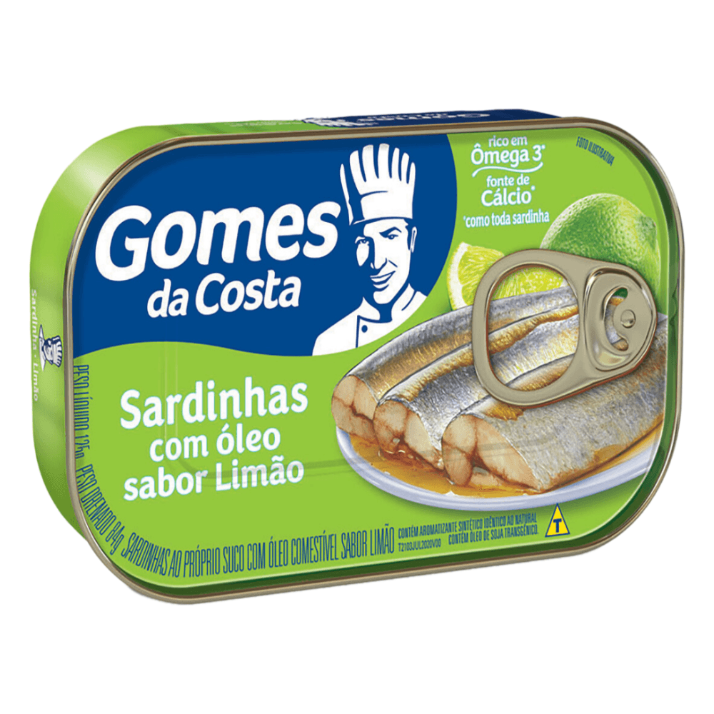 Sardinha Gomes da Costa 125g com Limão