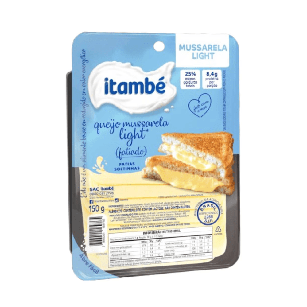 Queijo Mussarela Light Itambé 150g