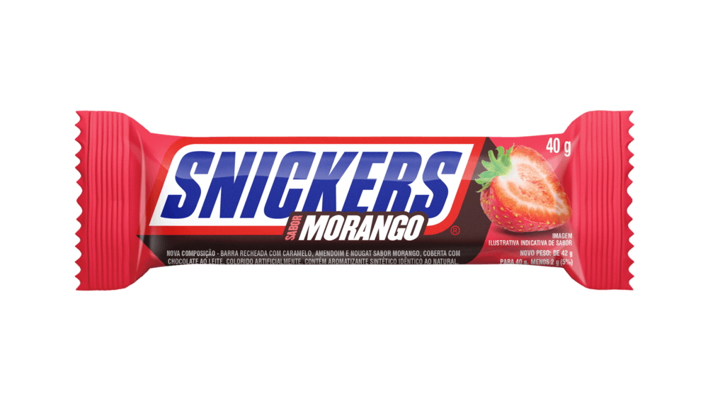 Chocolate Snickers Morango 40g