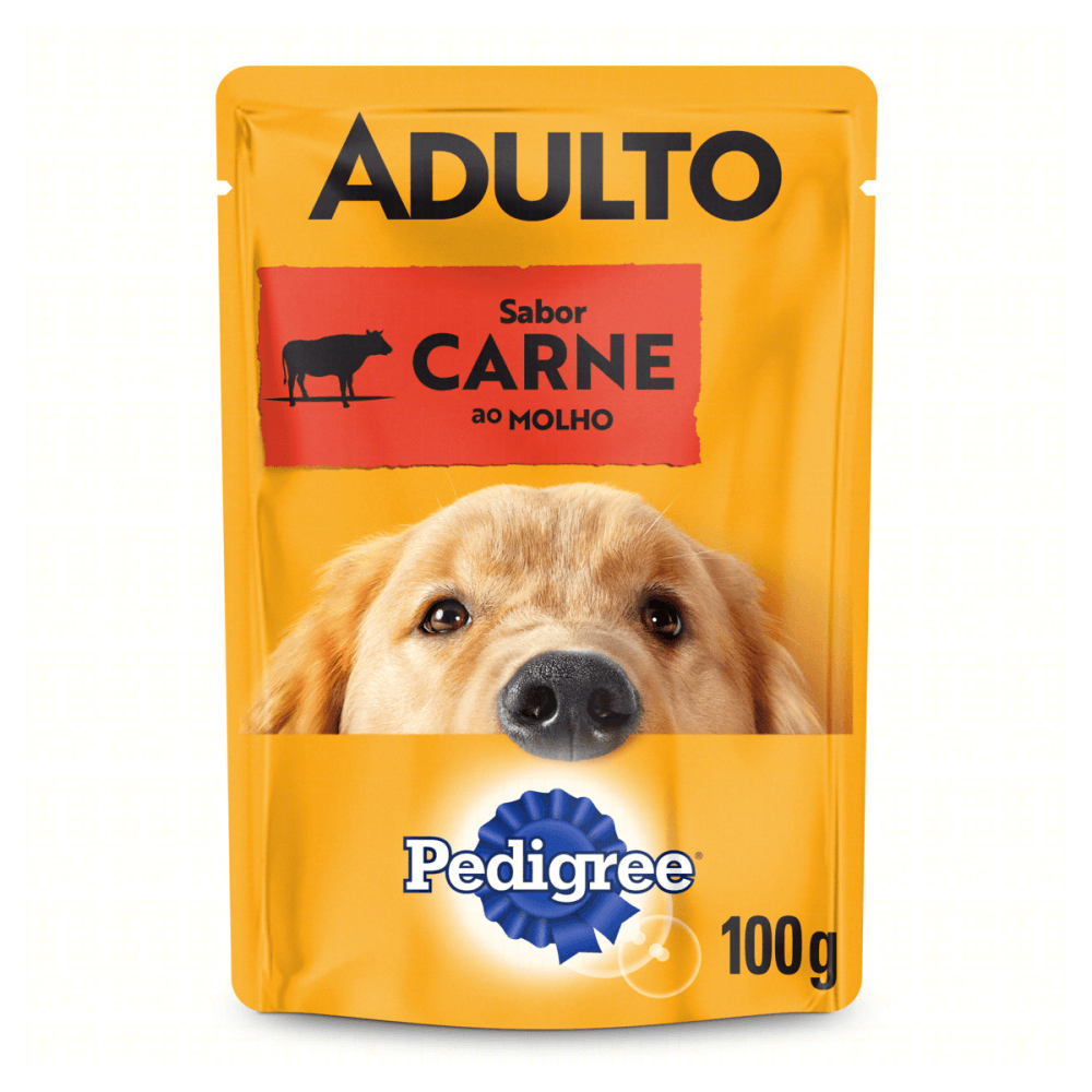 Alimento Completo e Balanceado para Cães Adultos Carne ao Molho Pedigree Sachê 100g