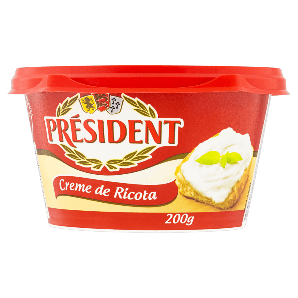 Creme de Queijo Ricota Président Pote 200g