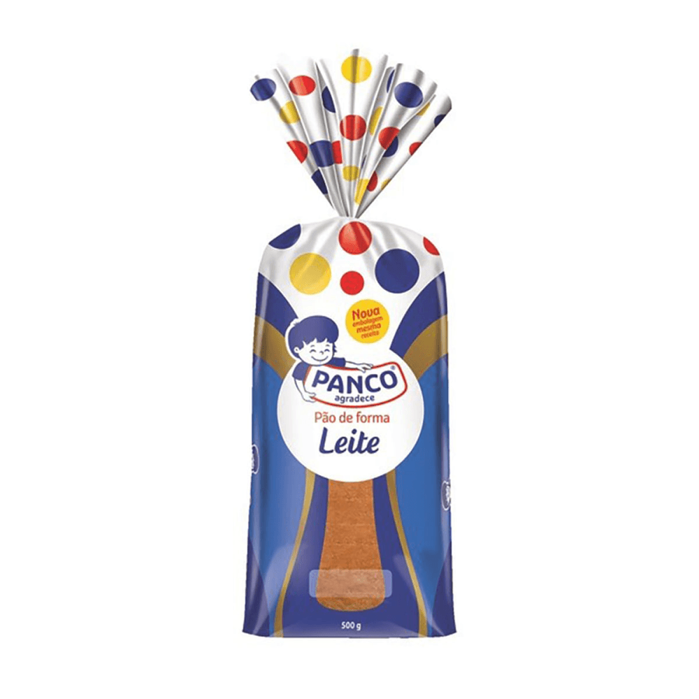 Pão De Forma Leite Panco 500g