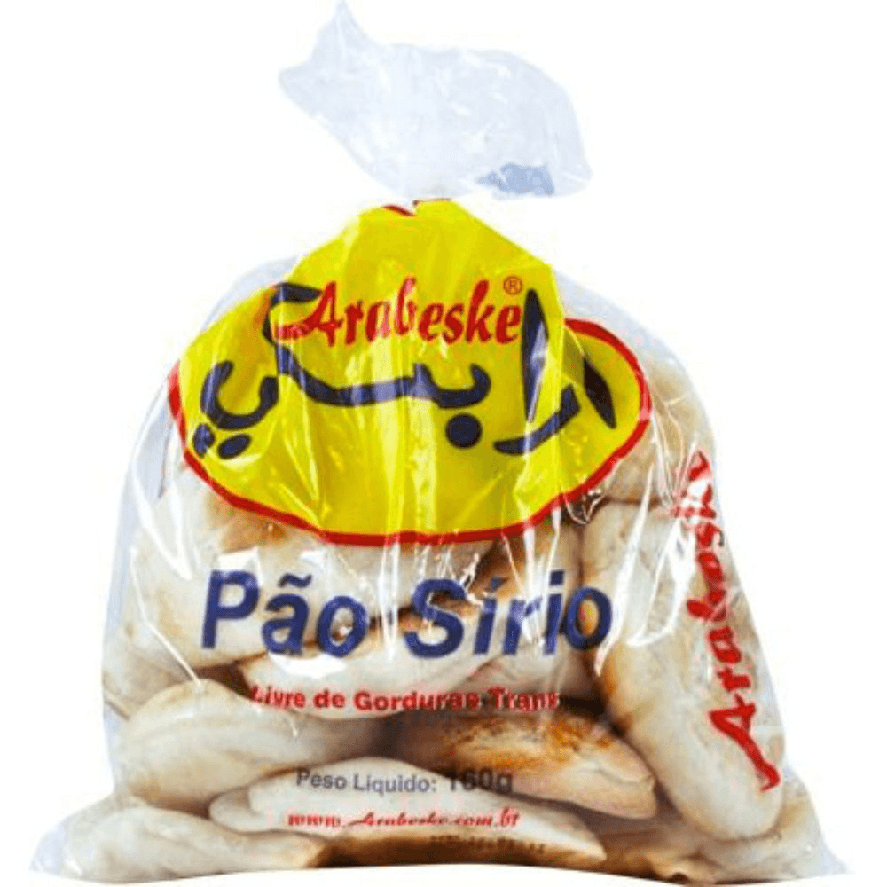 Pão Sírio Arabeske Baby Pacote 180 g