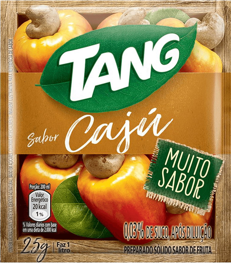 Refresco em Pó Caju Tang Pacote 25g
