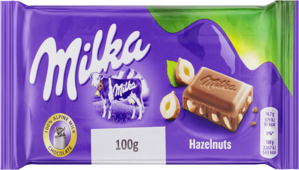 Chocolate Hazelnut Milka 100g