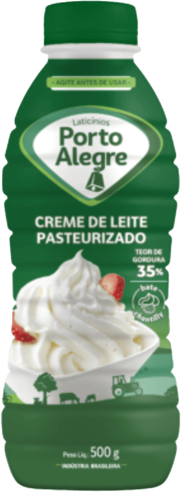 Creme de Leite Porto Alegre Pasteurizado 500g