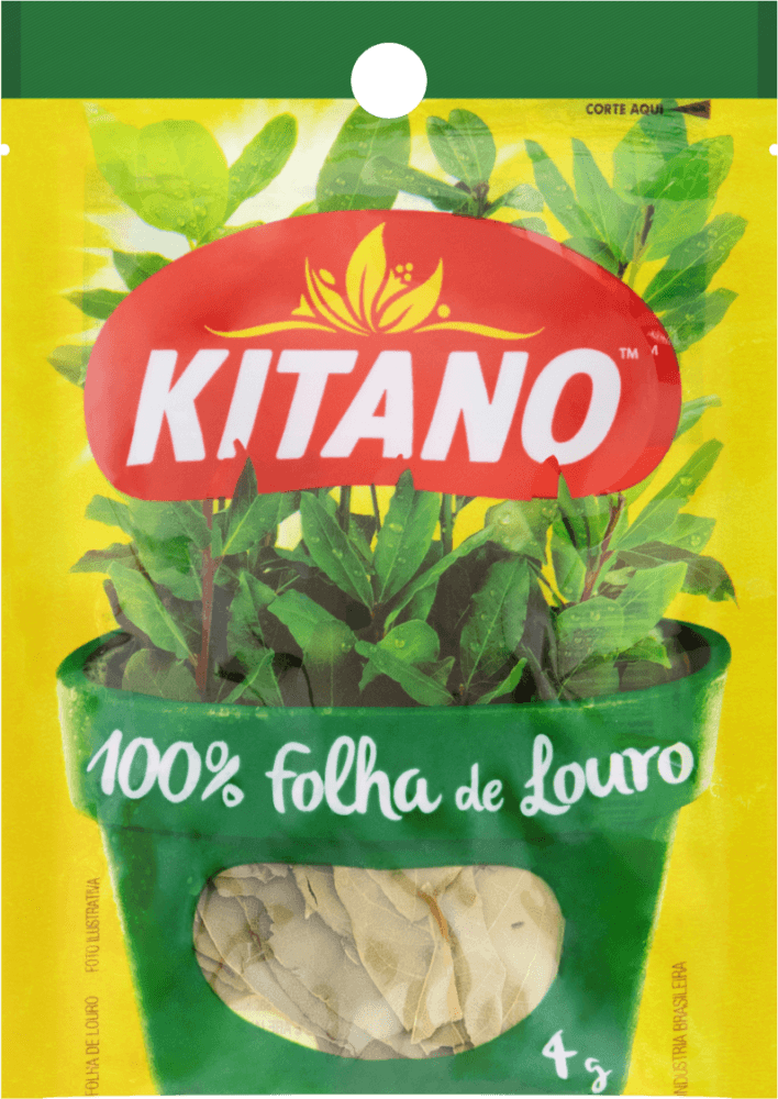 Condimento Kitano Folha De Louro 4 G