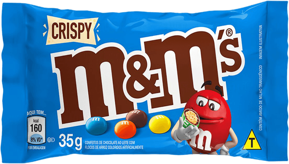 Chocolate M&M'S Crispy Individual 35g