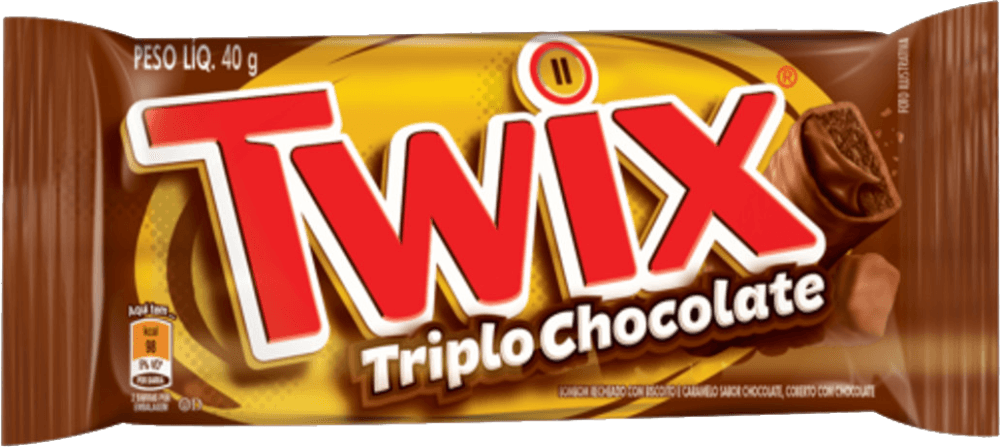 Chocolate Twix Triplo Chocolate Individual 40g