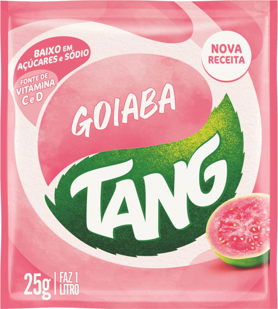 Refresco em Pó Goiaba Tang Pacote 25g
