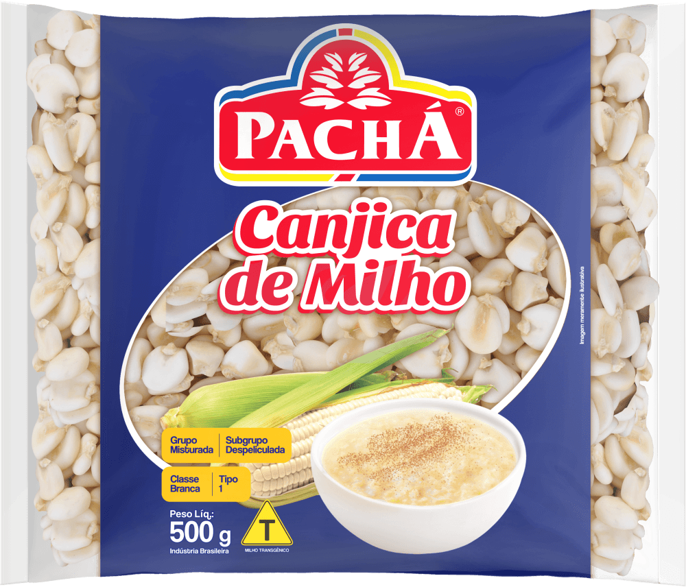 CANJICA MILHO PACHA Branca 500G