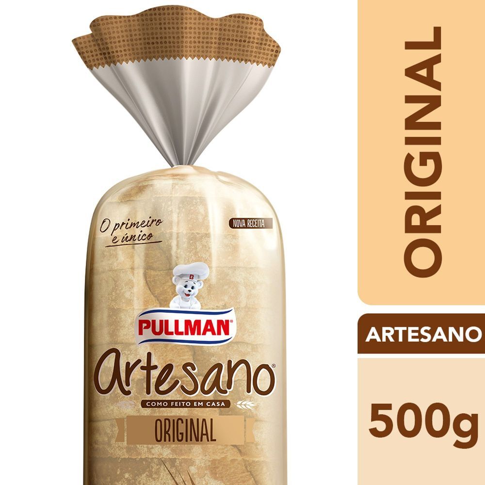 Pão de Forma Artesano Pullman 500g